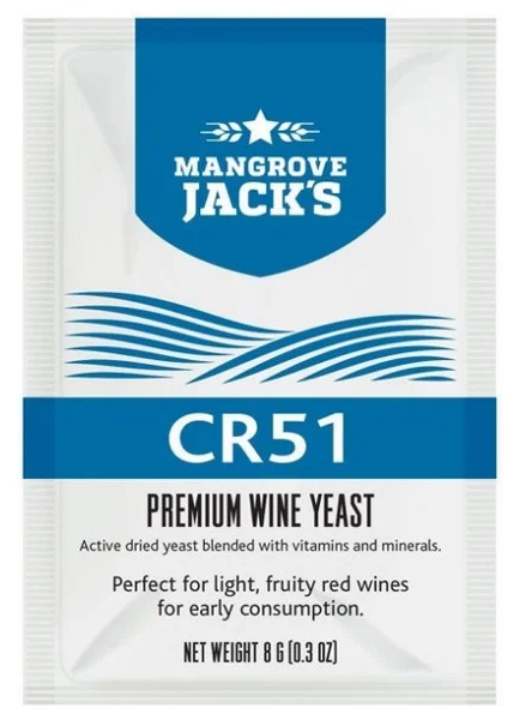 картинка Винные дрожжи Мангрув Джек " СР 51" (Mangrove Jack's "CR 51") 8гр. от магазина Мангалторг