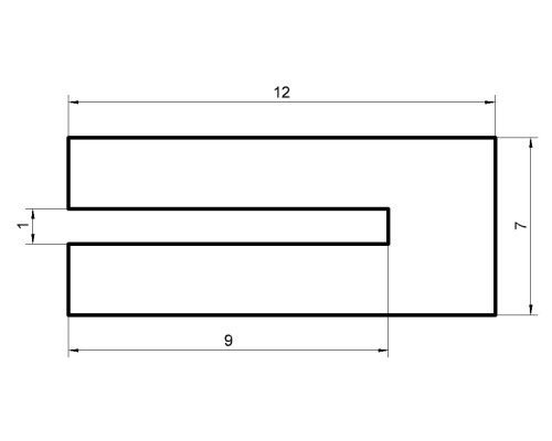 картинка Прокладка П- образная силиконовая под крышку на бак 37 л. от магазина Мангалторг