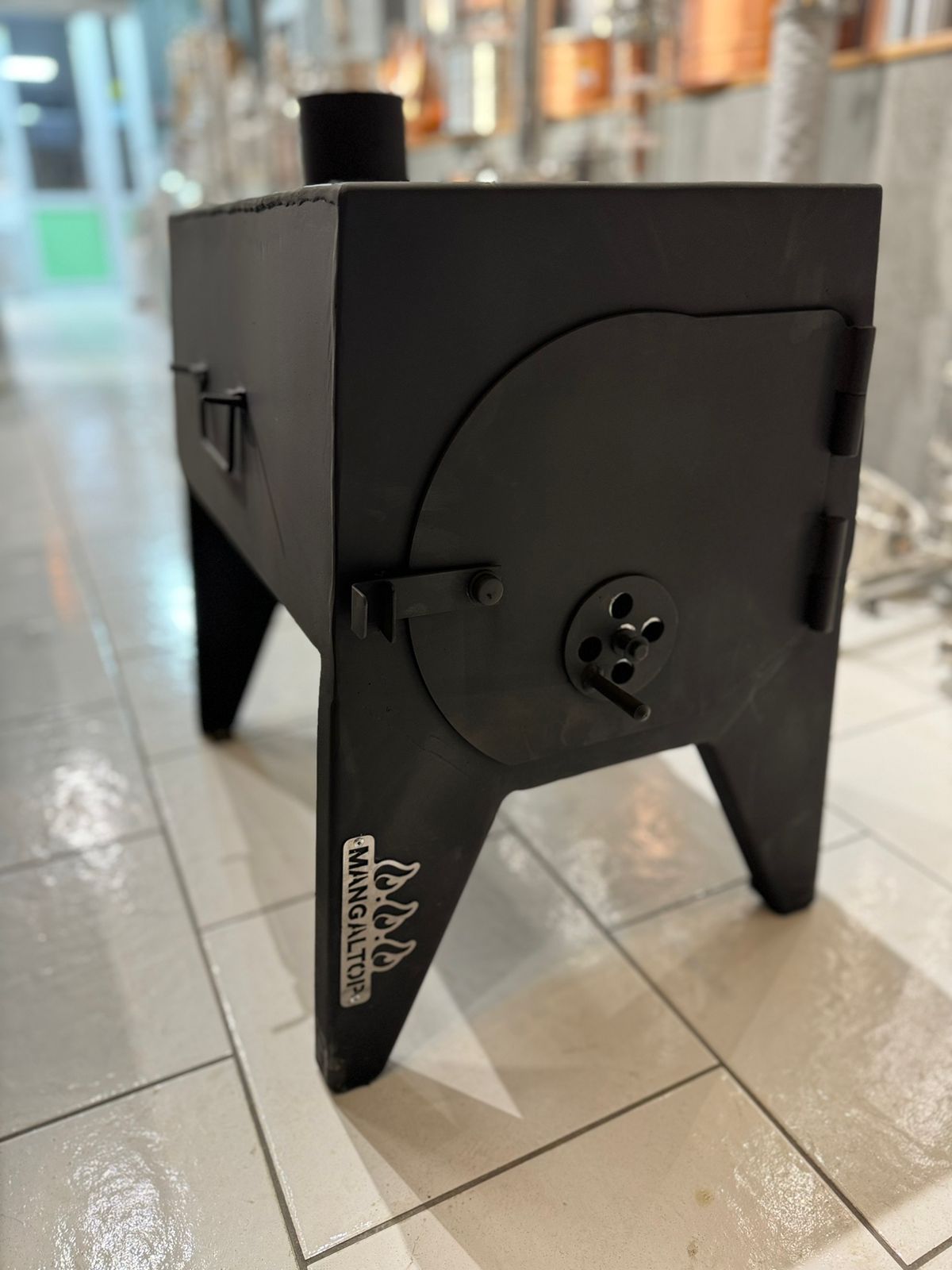 картинка Буржуйка армейская (прямоугольная) от магазина Мангалторг