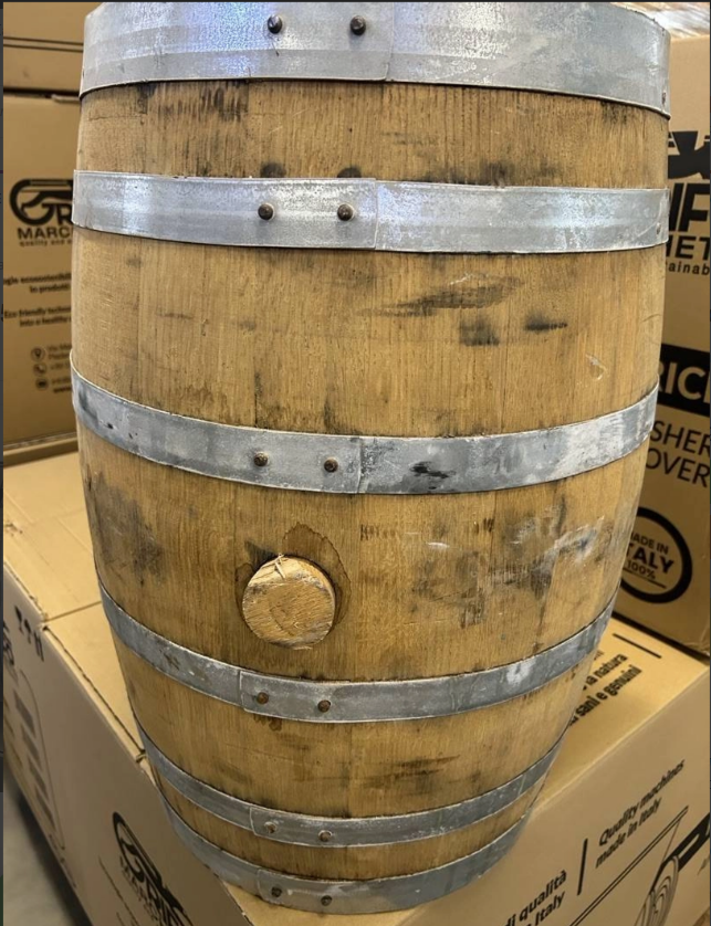 картинка Дубовая Бочка 56л (15 галлонов) из-под Бурбона Братья Гаррисон Garrison Brothers (американский дуб) от магазина Мангалторг