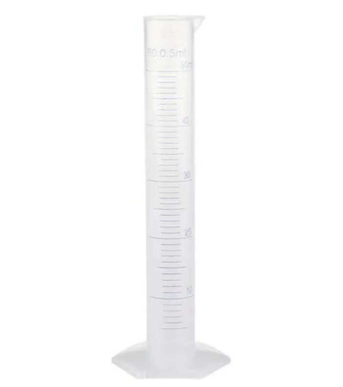 картинка Цилиндр мерный пластиковый, 50 мл от магазина Мангалторг