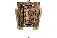 картинка Обливное устройство для бани 18 л (с пластиковой вставкой, искусственно состаренное) от магазина Мангалторг