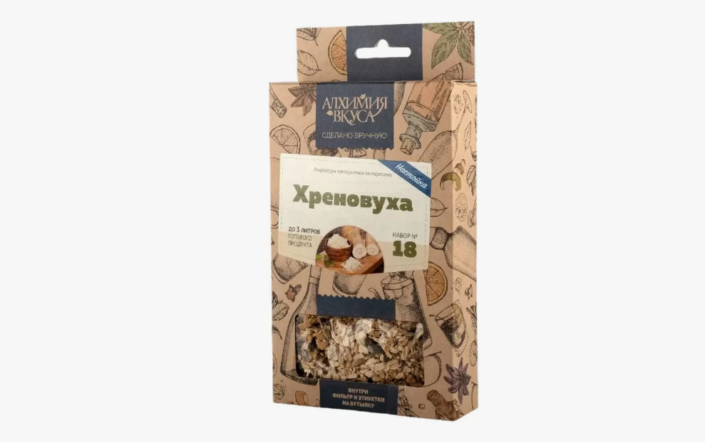 картинка Набор Алхимия вкуса № 18 для приготовления настойки "Хреновуха", 50 г от магазина Мангалторг