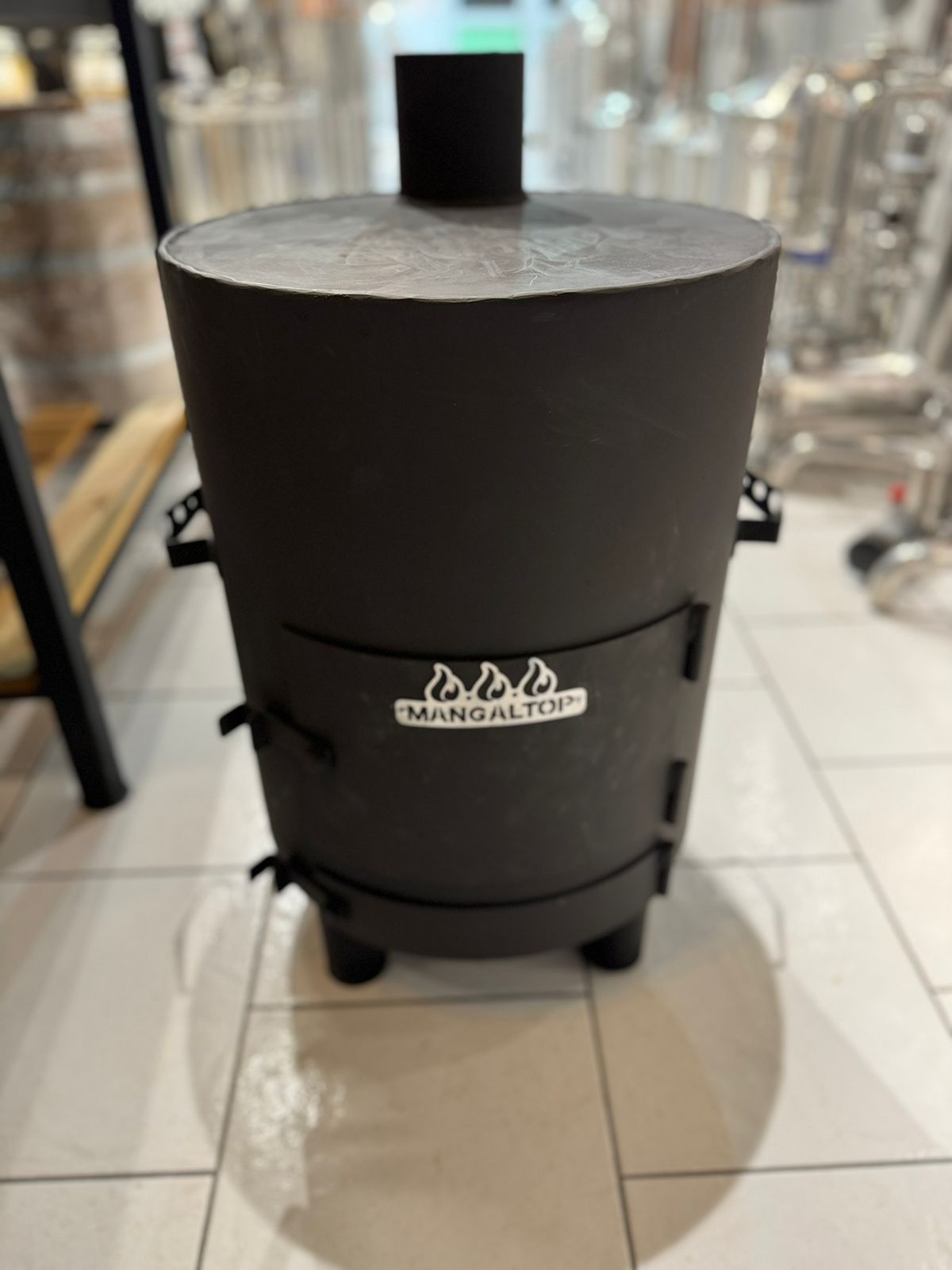 картинка Буржуйка армейская (круглая) от магазина Мангалторг