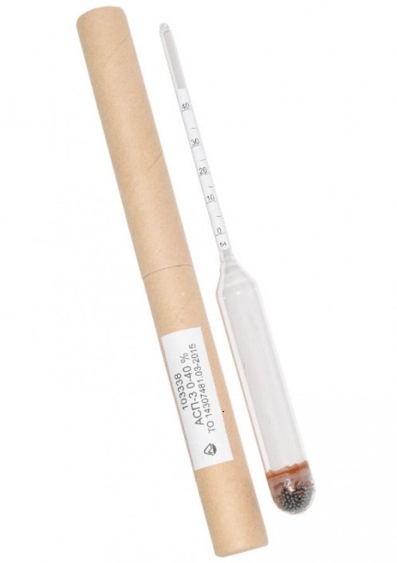 картинка Ареометр АСП-3, 0-40 от магазина Мангалторг