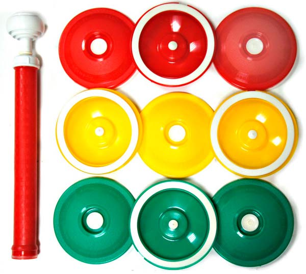 картинка Набор крышек для консервирования с вакуумным насосом 9 шт. от магазина Мангалторг