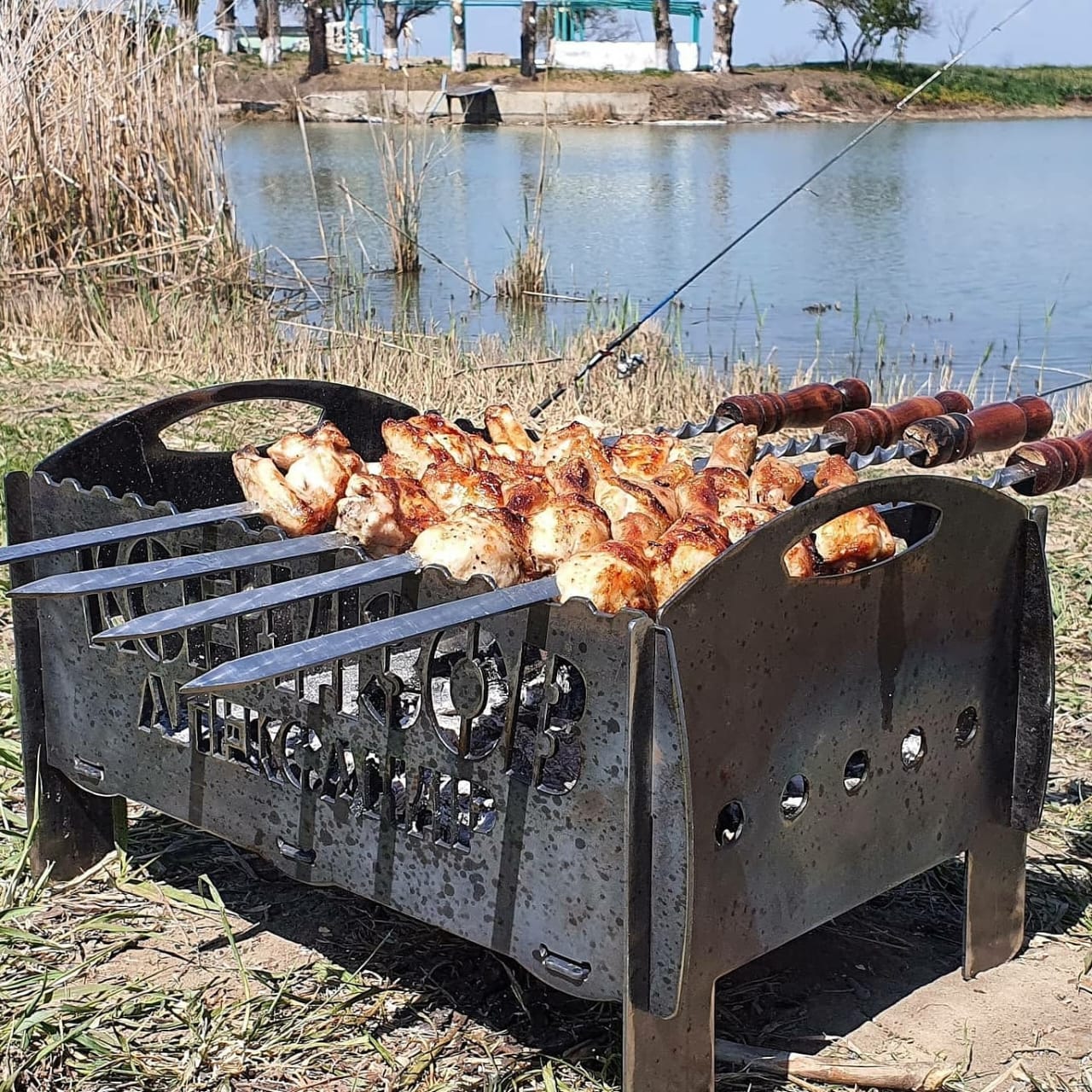 картинка Мангал разборный "Декор"  от магазина Мангалторг