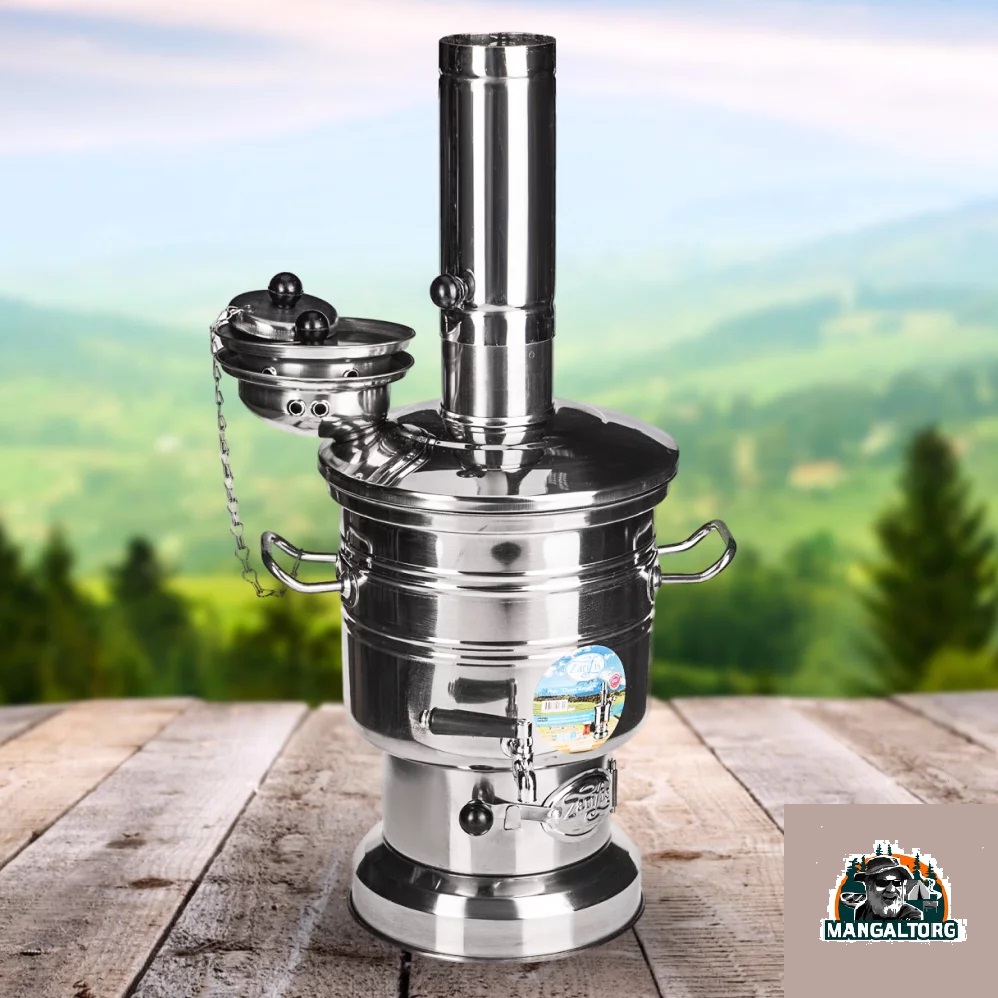 картинка Самовар Зарифис Zarifis 3,5 л от магазина Мангалторг