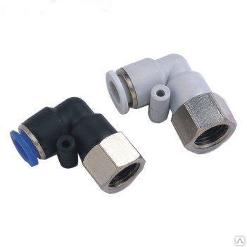 картинка Фитинг 8мм Л-образный с внутрен. резьбой 1/2 от магазина Мангалторг