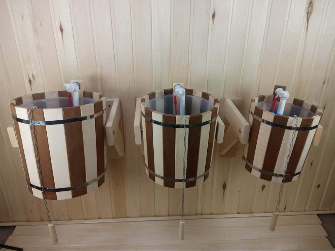 картинка Обливное устройство, С пластиковой вставкой (комбинированный термолипой) 18л. от магазина Мангалторг