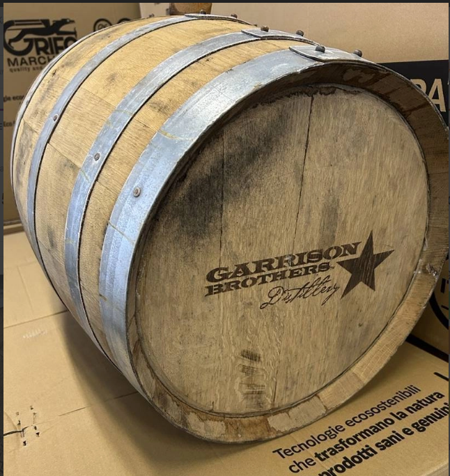 картинка Дубовая Бочка 56л (15 галлонов) из-под Бурбона Братья Гаррисон Garrison Brothers (американский дуб) от магазина Мангалторг