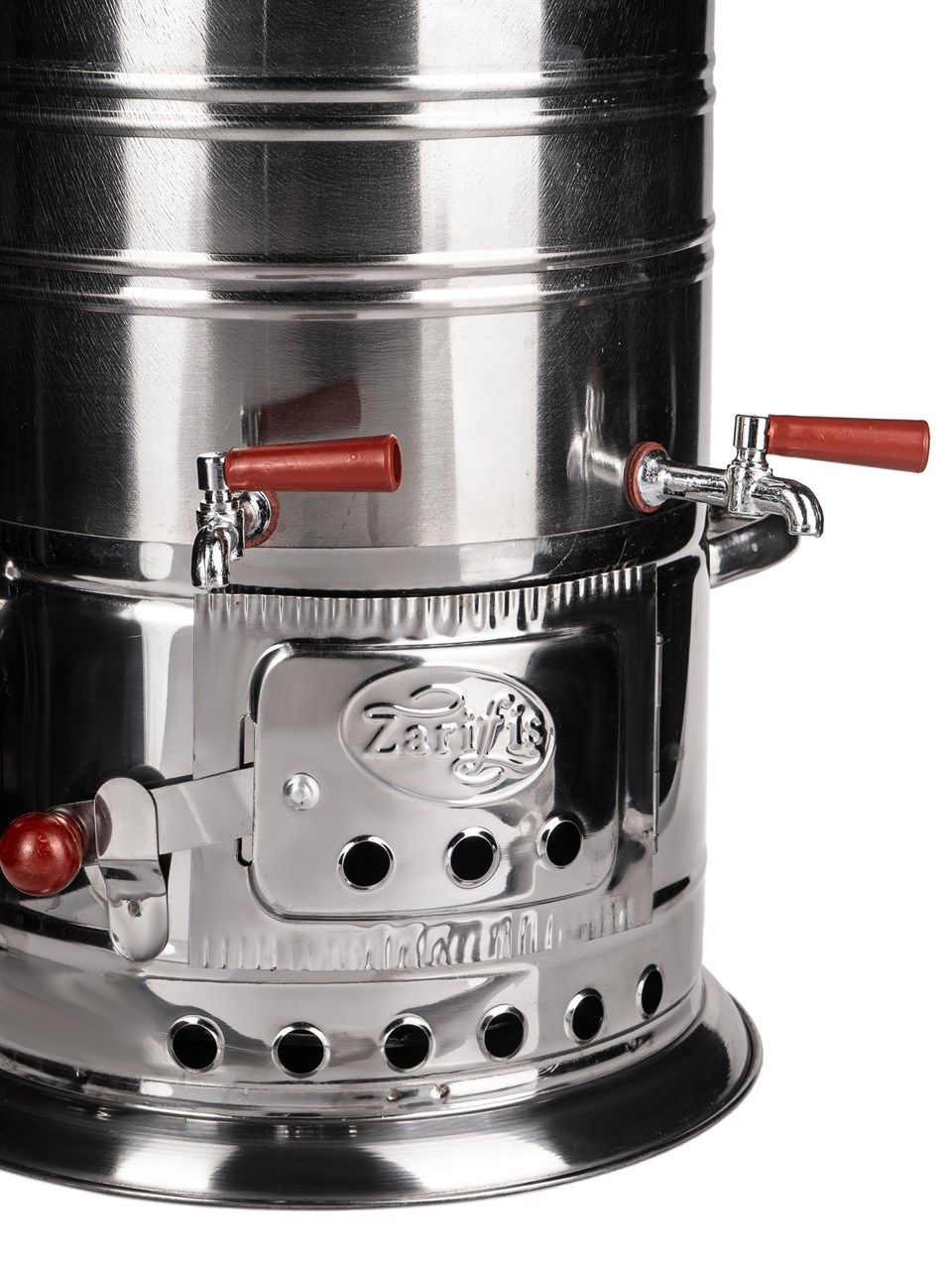 картинка Самовар турецкий Зафирис ZAFIRIS, 8л (два крана) от магазина Мангалторг