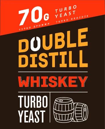 картинка Спиртовые турбо дрожжи Дабл Дистл Виски (Double Distill Whiskey) 70 гр от магазина Мангалторг