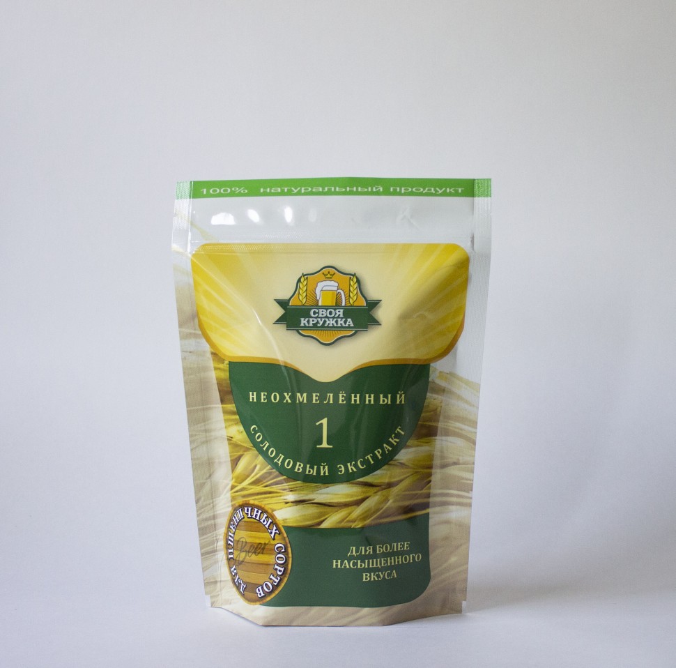 картинка Неохмеленный солодовый концентрат Своя Кружка "Светлый", 1 кг от магазина Мангалторг
